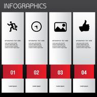 Infographics number options N4