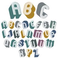 3d font with good style