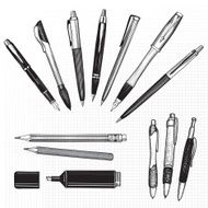 Pencil and pen set N2