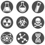 Vector Set of Chemistry Icons N20