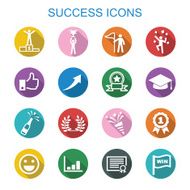 success long shadow icons N2