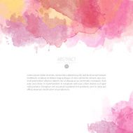 Vector watercolor template N158