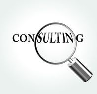 Vector consulting concept illustration
