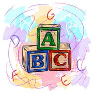 Colorful Toy Cubes N2