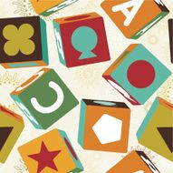Alphabet blocks pattern N2