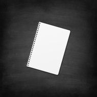 Blank Notepad on Blackboard - Chalkboard N2