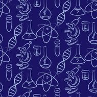 Seamless science pattern