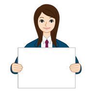 High school students with a paper board N2