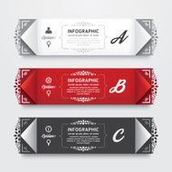 Infographic Design modern Vintage Labels template N2