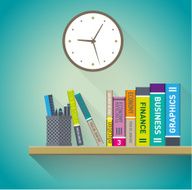 Books on the shelves N2