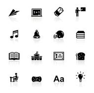 Black Symbols - School and Education
