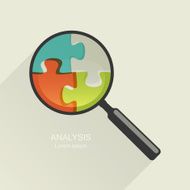 Magnifier and puzzle