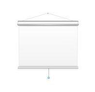 Blank roll up poster template