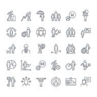 Thin Line Icons set N6