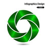 Modern infographics template N28