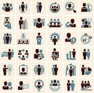 Business People Icons N5