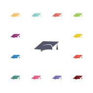 Education Flat Icons Set N6