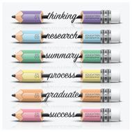 Education And Learning Step Infographic With Carve Pencil Lead N2