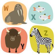 Animal alphabet W-Z N2