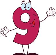 Smiling Number Nine