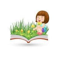 girl with the flowering book N2