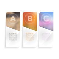 Modern Design Minimal style infographic template with alphabet N5