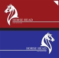 Elegant horse heads