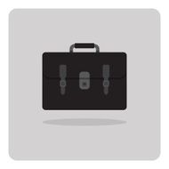 Vector of flat icon school bag N2