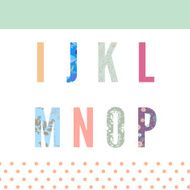Floral alphabet