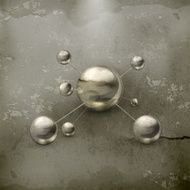Molecule icon old style