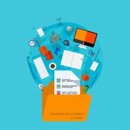 Vector flat modern icons on sample background N3