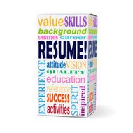 resume word on product box