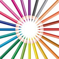 vector set of colored pencils N25