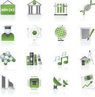 University and higher education icons N2