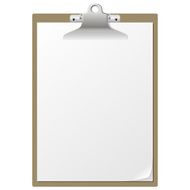 Paper clipboard