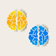 realistic design element brain N55