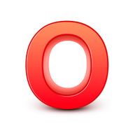 3d red letter O N9