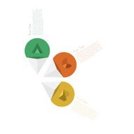 Modern Minimal Design Infographic Template with Alphabet N3