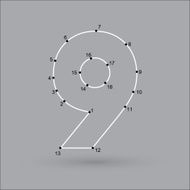 dot puzzle number 9