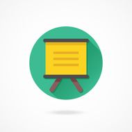 Vector Presentation Board Icon