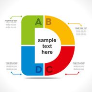 creative alphabet info-graphics N4