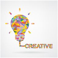 Creative light bulb idea concept N8