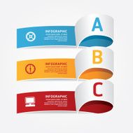 infographic template Modern Design