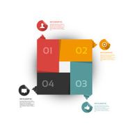 Flat Modern Design Template - Vector Illustration N2