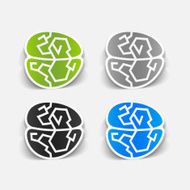 realistic design element brain N63