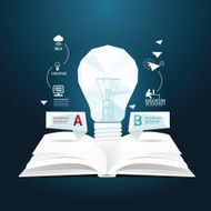 business diagram paper cut style template N4