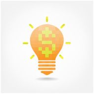 Creative light bulb symbol N3