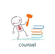 counsel knocking on the books