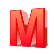 3D Letter M N2