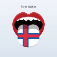 Faroe Islands language Abstract human tongue